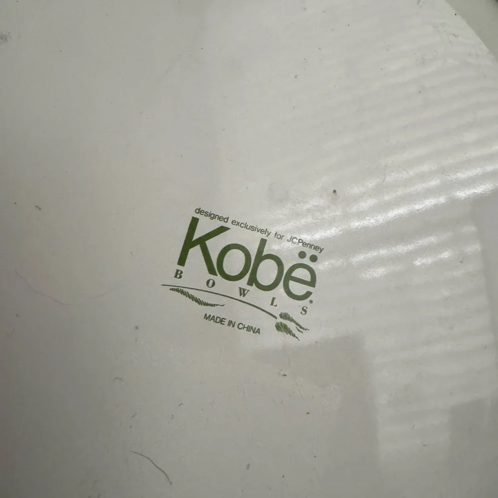 Vintage Kobe Kitchen Bowls Floral Pattern Enamel Metal Mixing Nesting Bowls